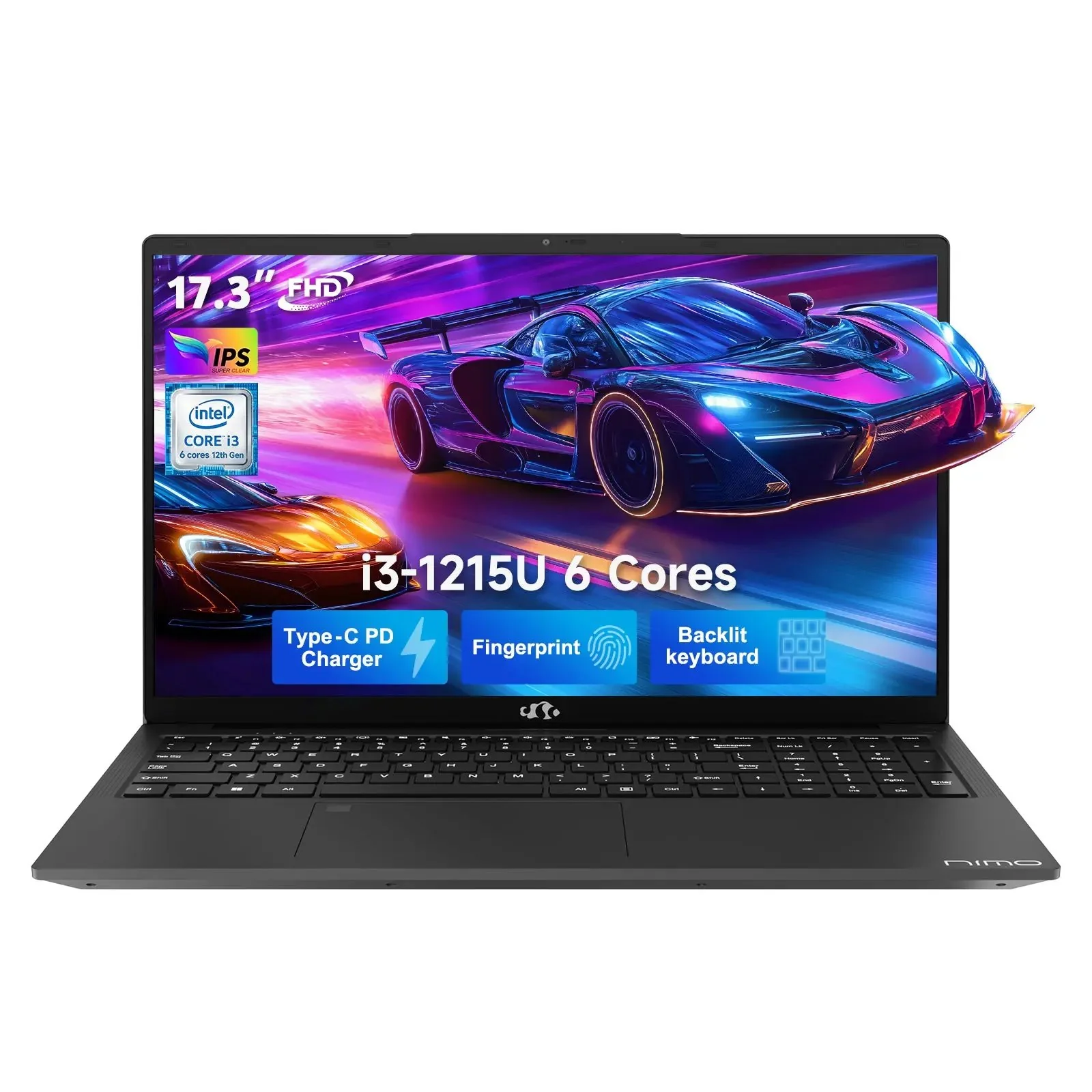 Nimo 17.3 FHD N171 I3-1215U Laptop for Student and Business