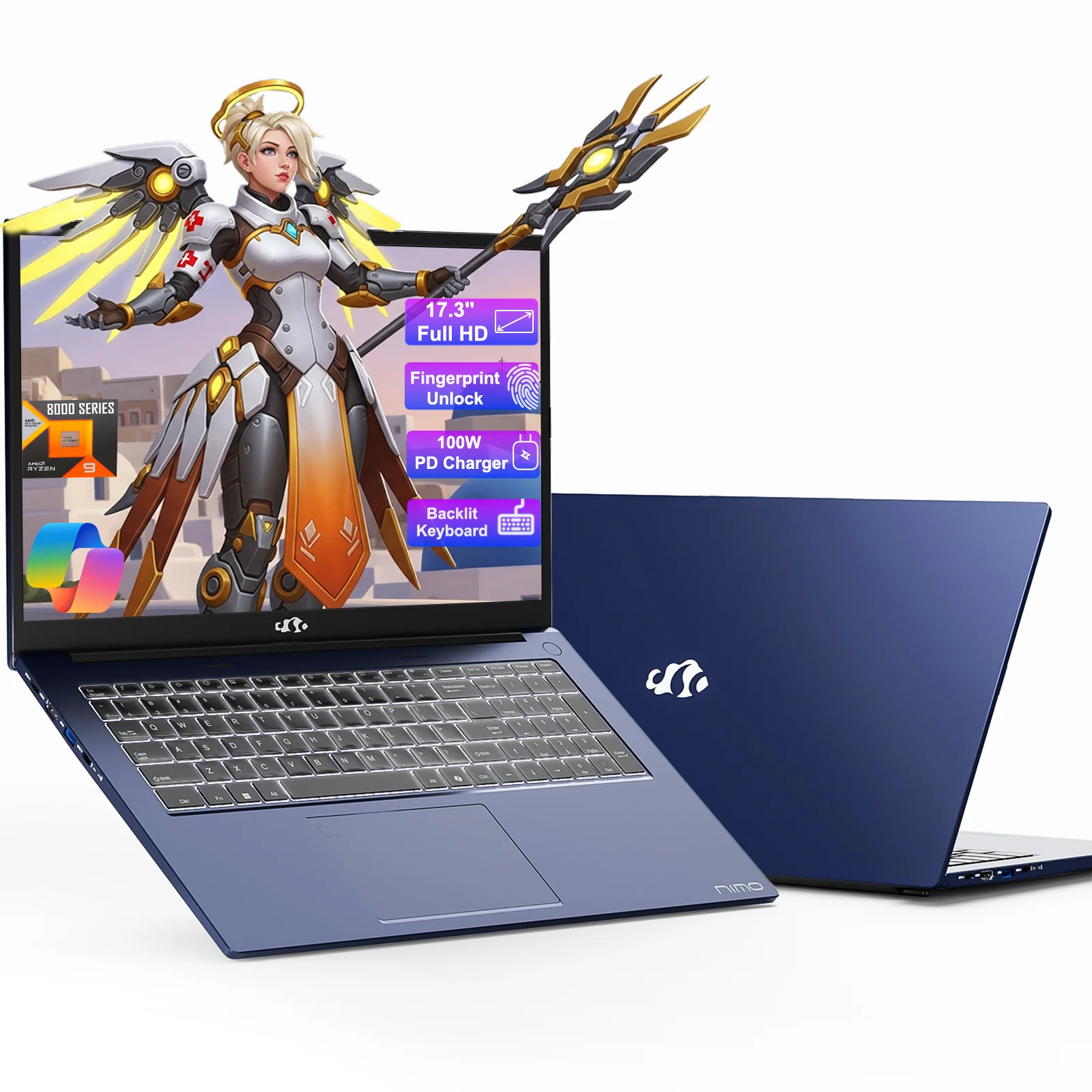 Nimo 17.3" N175 Ryzen 9 8945HS FHD Laptop