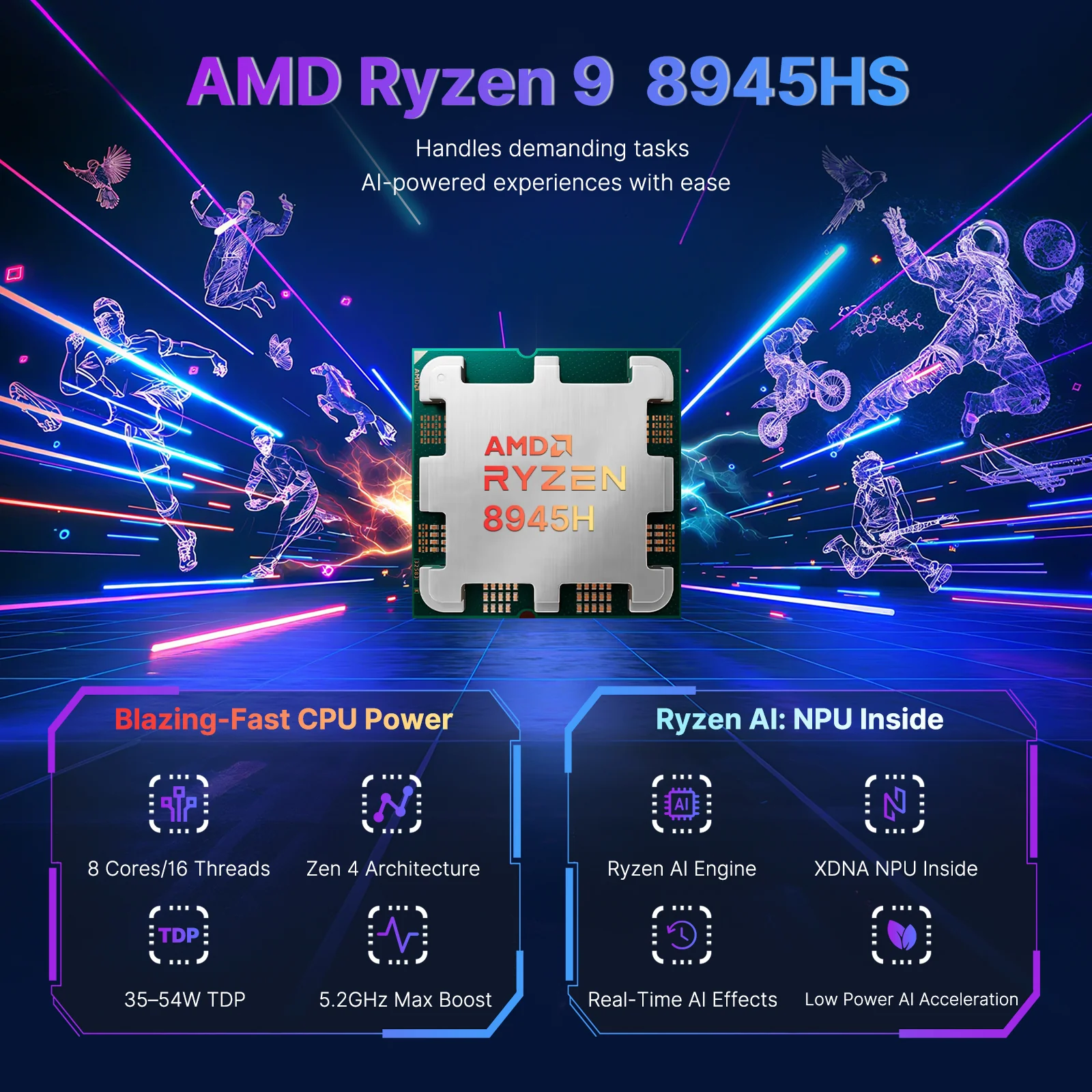 Nimo 17.3" N175 Ryzen 9 8945HS FHD Laptop