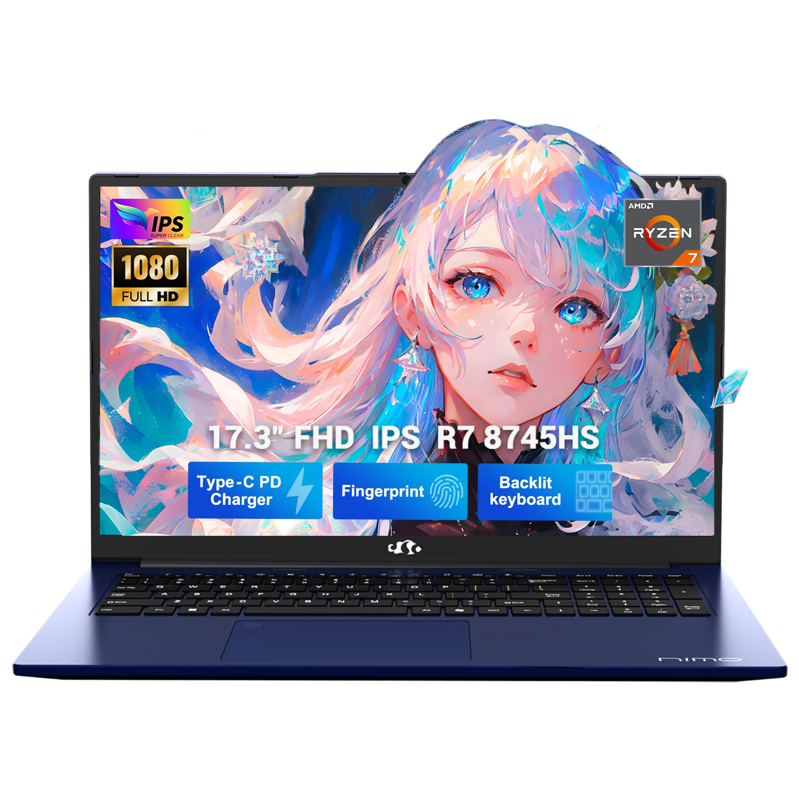 Nimo 17.3" N177 Ryzen 7 8745HS FHD Laptop