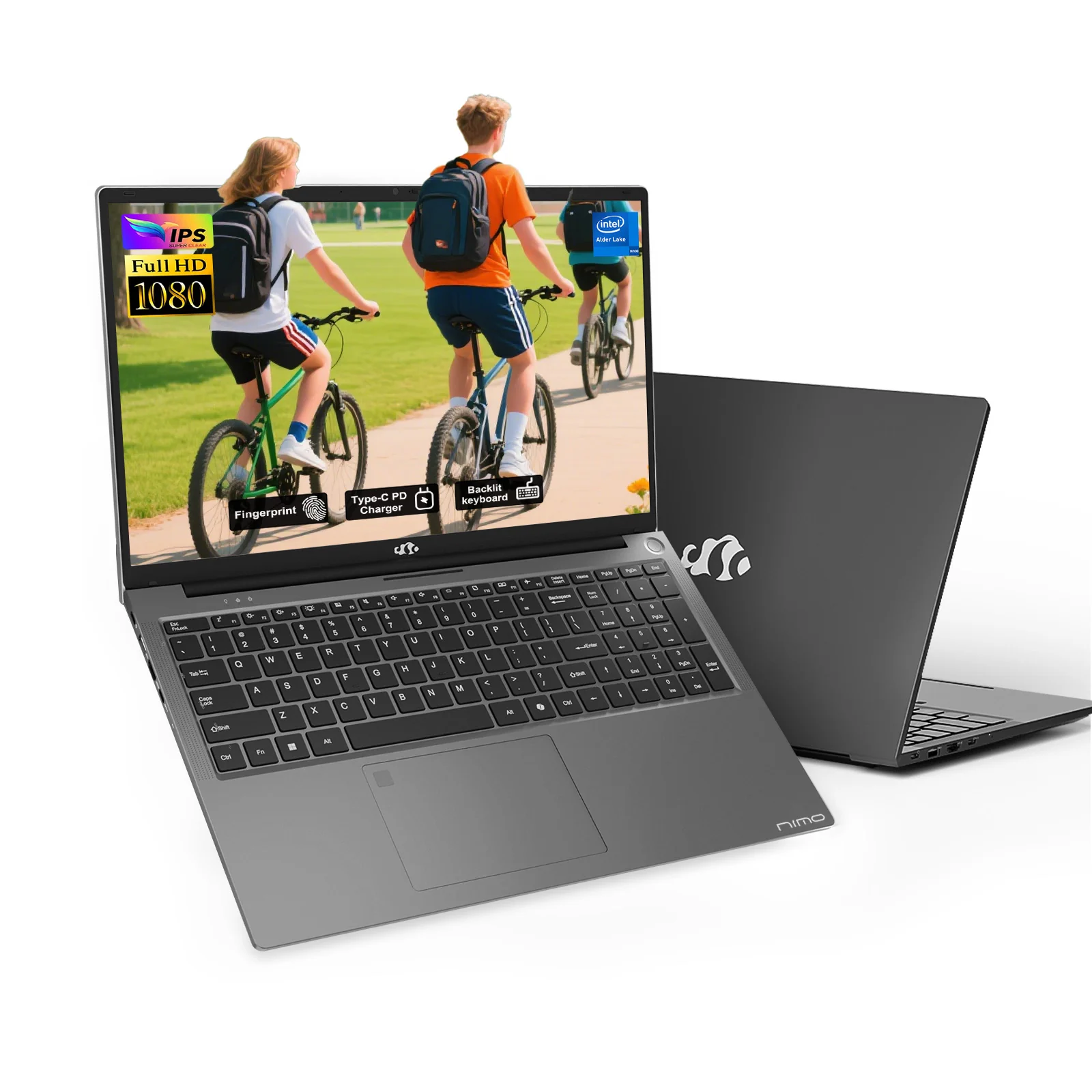 Nimo 17.3" N176 FHD Intel-N100 Student Laptop