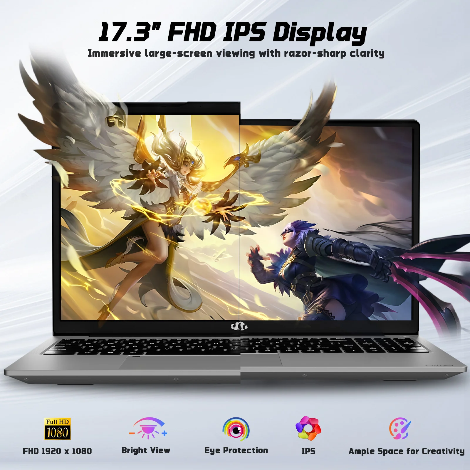 Nimo 17.3" N176 FHD Intel-N100 Student Laptop