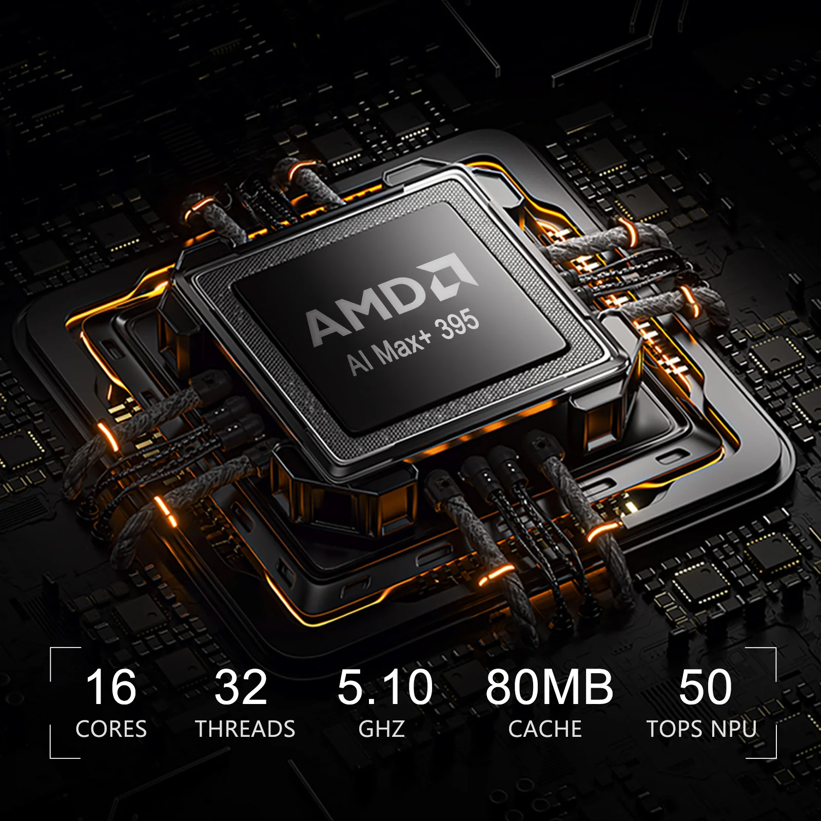 Nimo AI Mini PC - AMD Ryzen AI Max+ 395 - 128GB Memory - 2/4/8 TB WD SN7100 SSD - Black